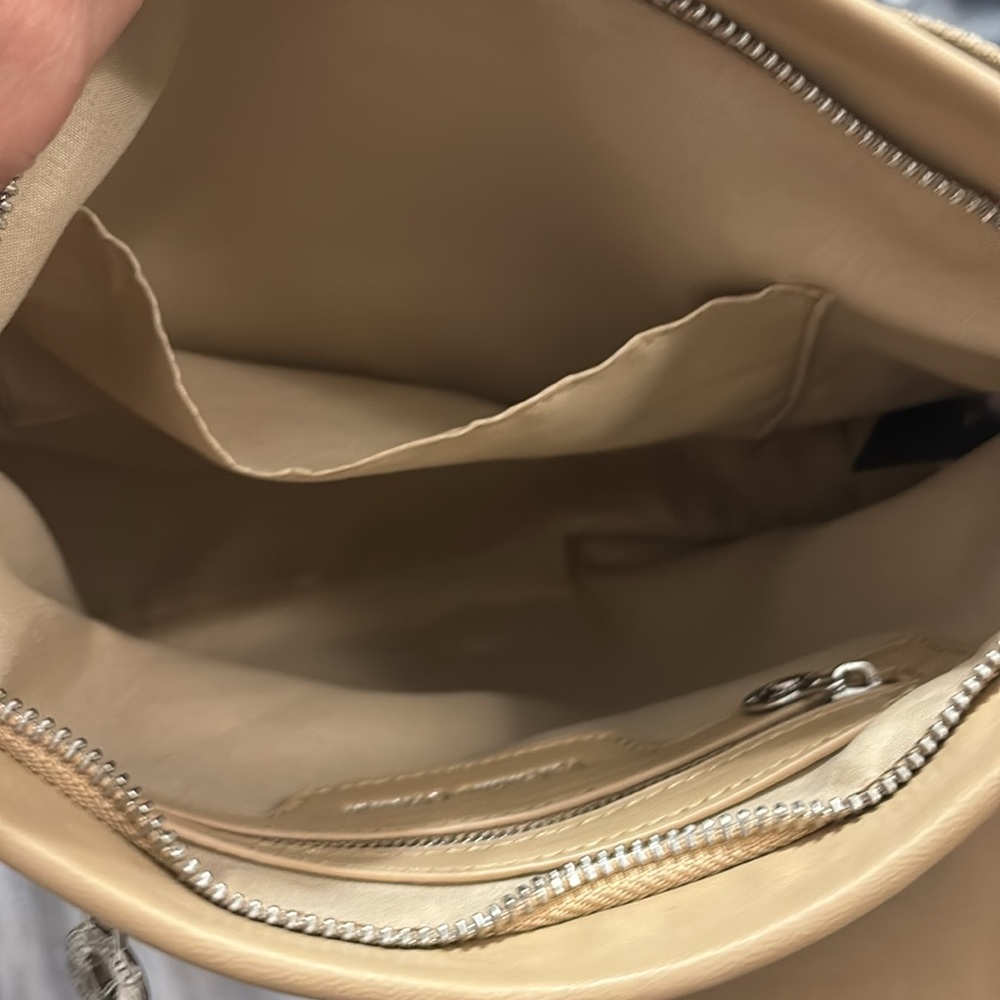 Valentino Orlandi Tan Crossbody & Card Holder NEW - Picture 4 of 14